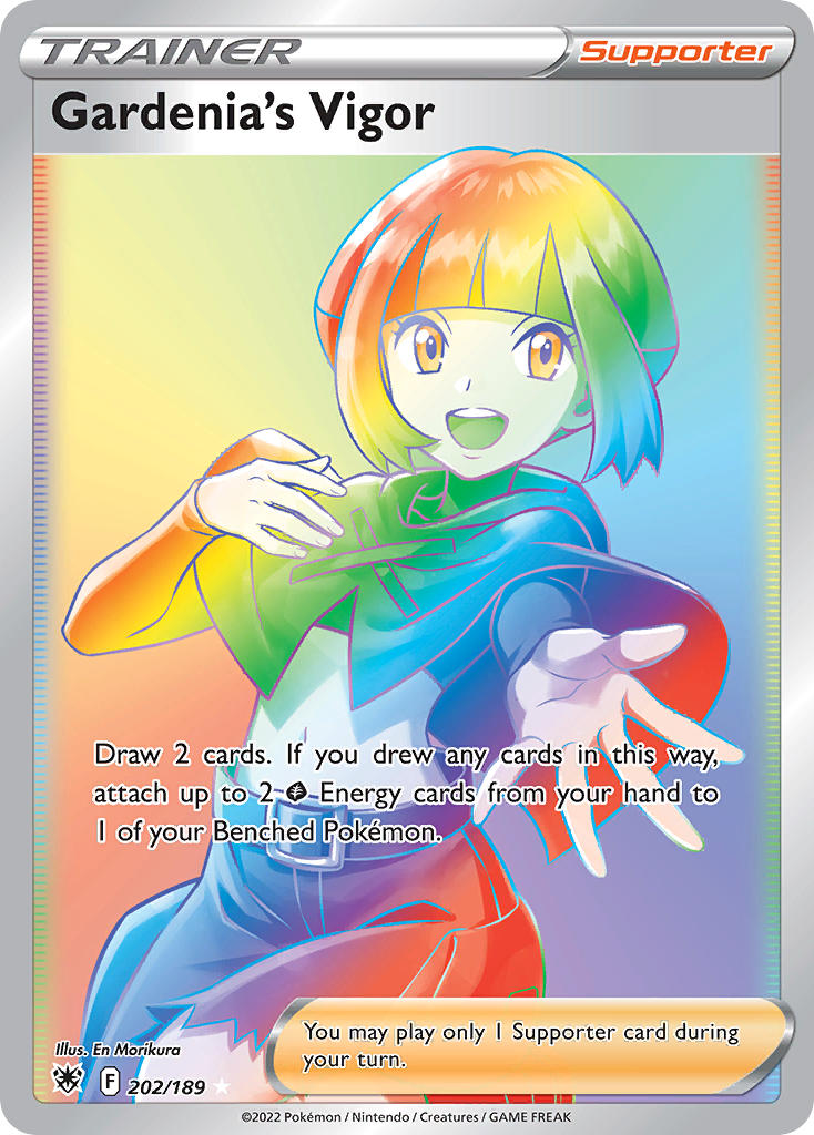 Gardenia's Vigor - 202/189 (SWSH10) Secret Rare - Near Mint Holofoil