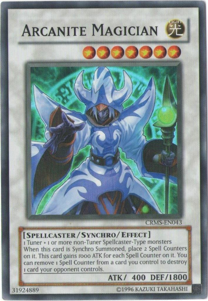 Arcanite Magician (CRMS-EN043) Super Rare - Near Mint Unlimited