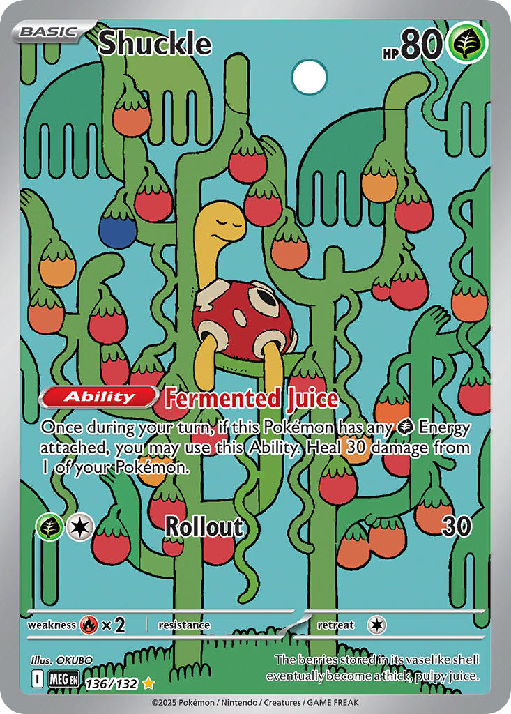 Shuckle - 136/132 (MEG) Illustration Rare