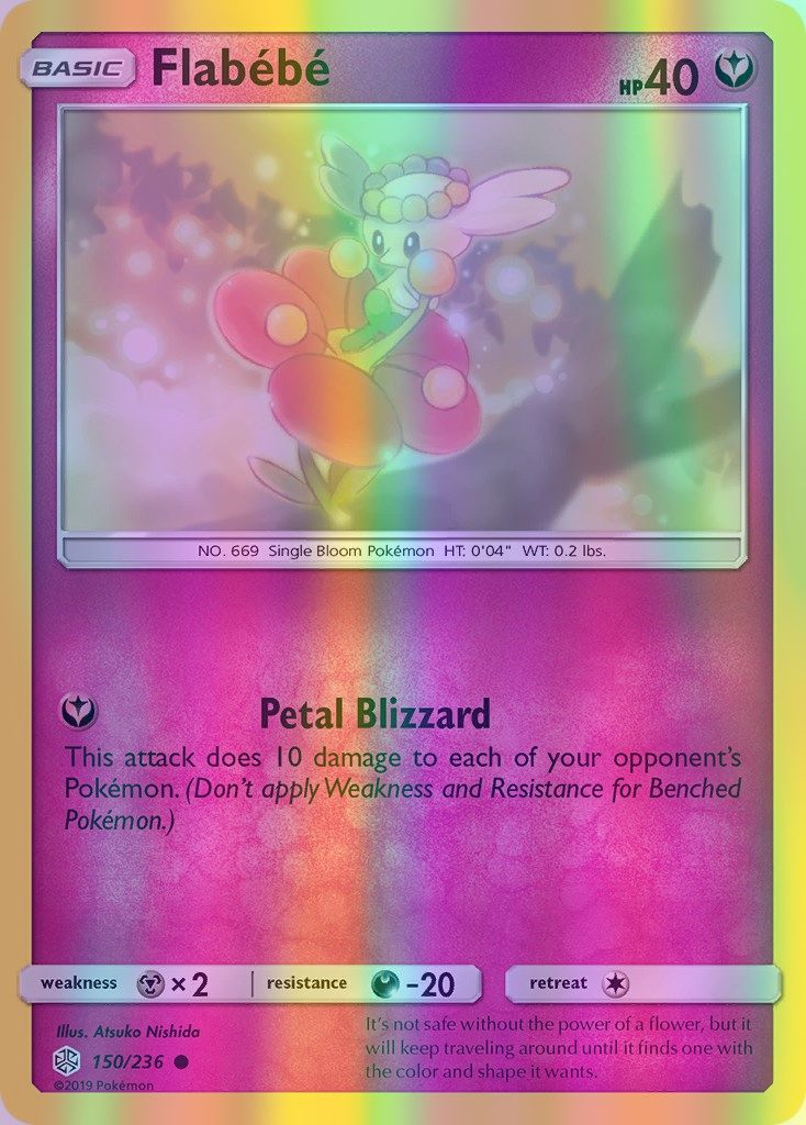 Flabebe - 150/236 (CEC) Common - Near Mint Reverse Holofoil