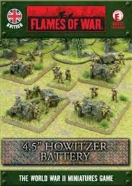 Flames of War: WWII: British (BBX22) - OQF 4.5" Howitzer Field Battery (OOP)
