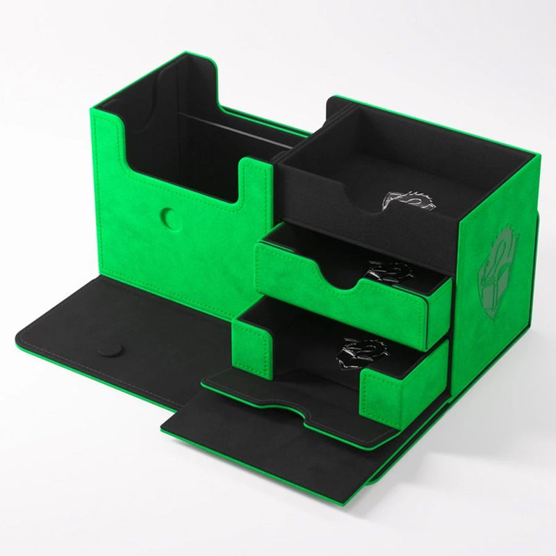 GameGenic: Deck Box - The Academic 133+ XL Tolarian Edition: Green/Black