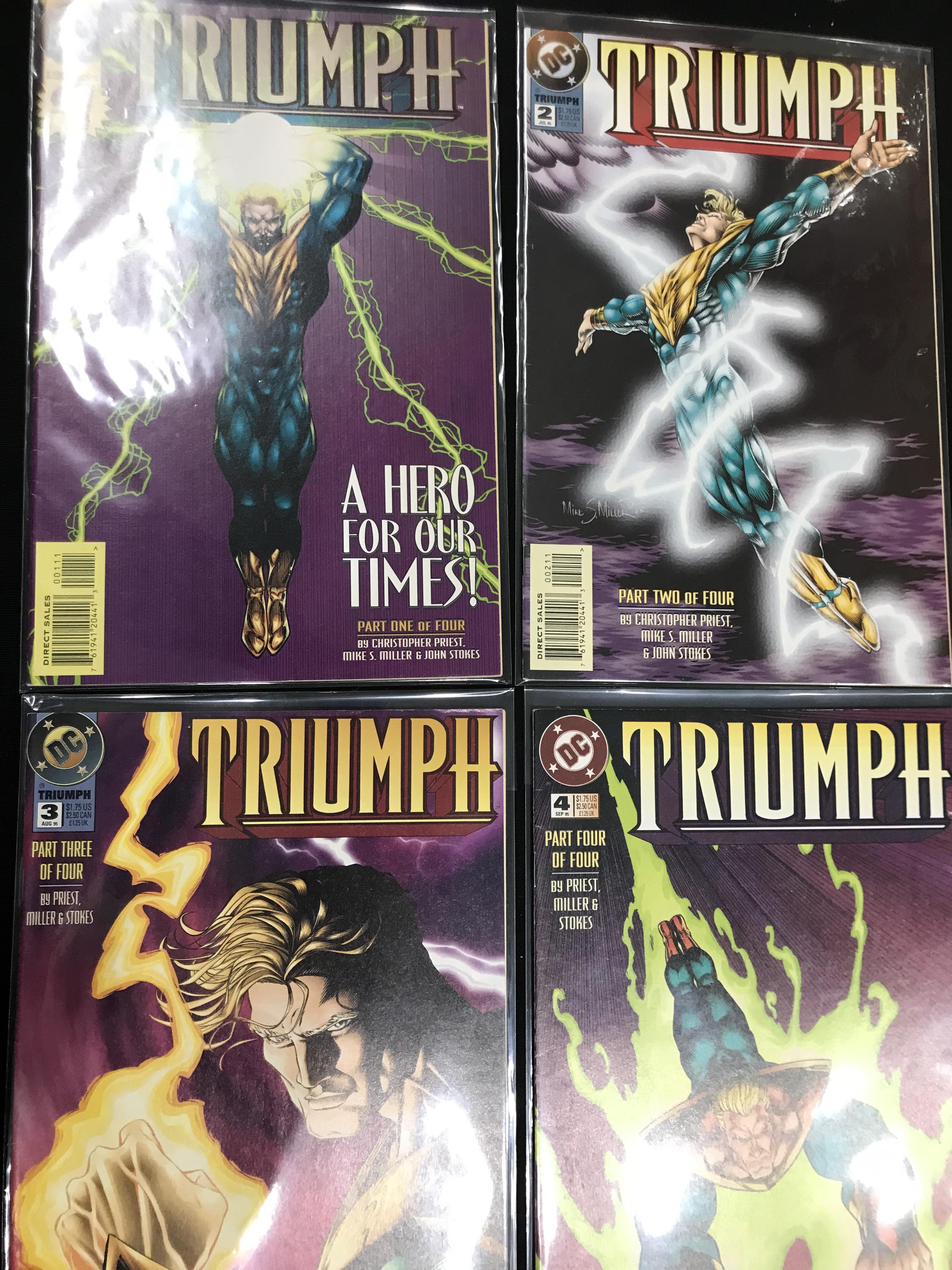 Triumph (1995 Series) #1-4 (Complete Series) Comic Bundle