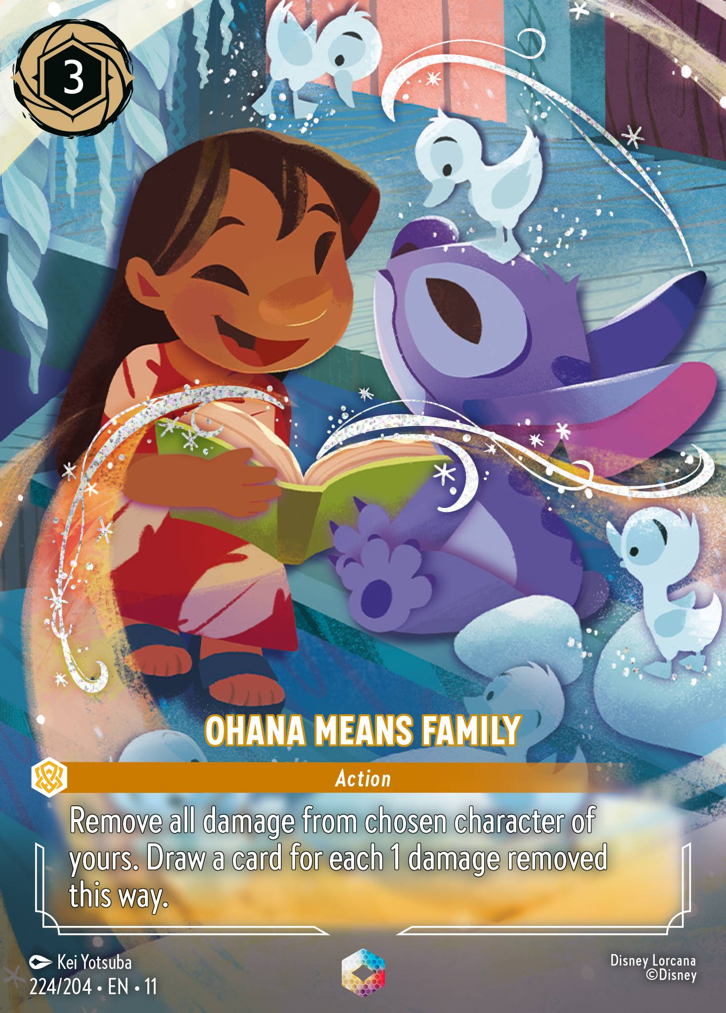 Ohana Means Family (224/204 - Winterspell) Enchanted