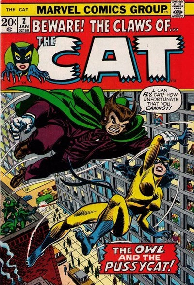 THE CAT (1972 Series) #2 (6.5) Owl (Leland Owlsley) Appearance