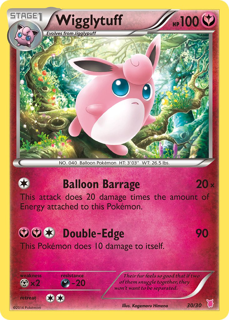 Wigglytuff - 30/30 (TK7B) Common - Near Mint Holofoil