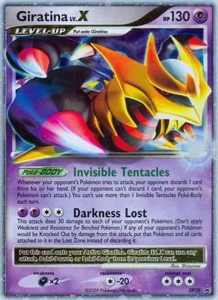 Giratina Lv. X - DP38 (PR) Diamond and Pearl Promo - Damaged
