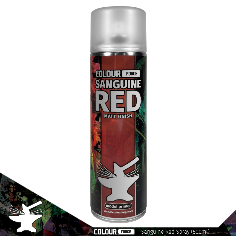 Colour Forge: Spray - Sanguine Red (500mL)