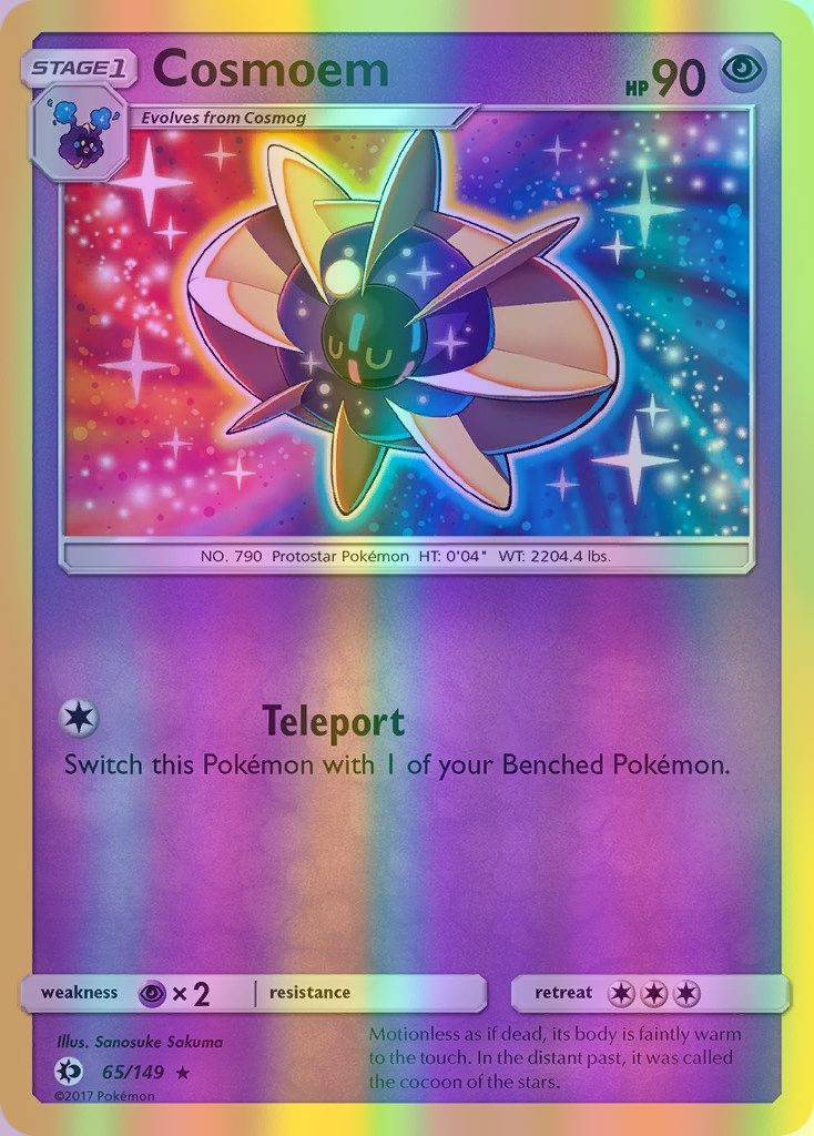 Cosmoem - 065/149 (SM01) Rare - Near Mint Reverse Holofoil