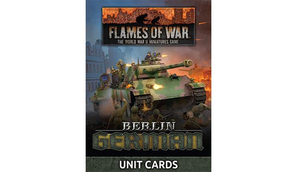 Flames of War: WWII: Unit Cards (FW273U) - Berlin: German