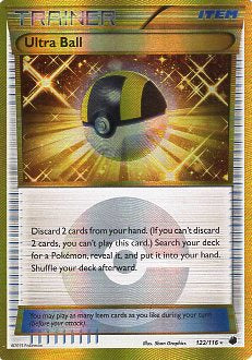 Ultra Ball - 122/116 (PLF) Secret Rare - Moderate Play Holofoil