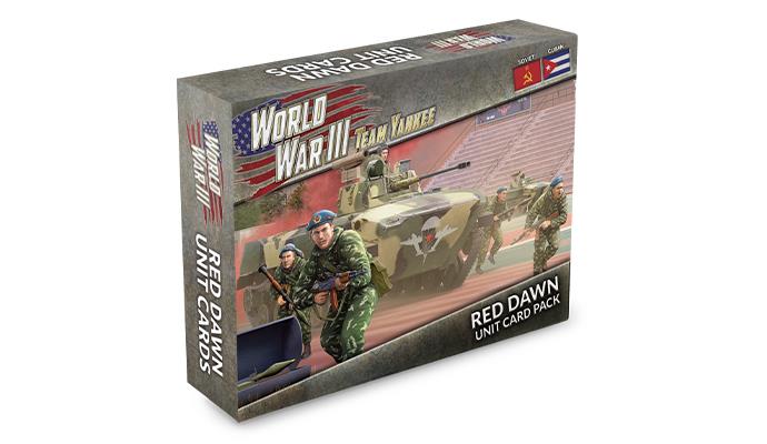 Flames of War: Team Yankee WW3: Soviet (WW3-07U) - Red Dawn Unit Cards