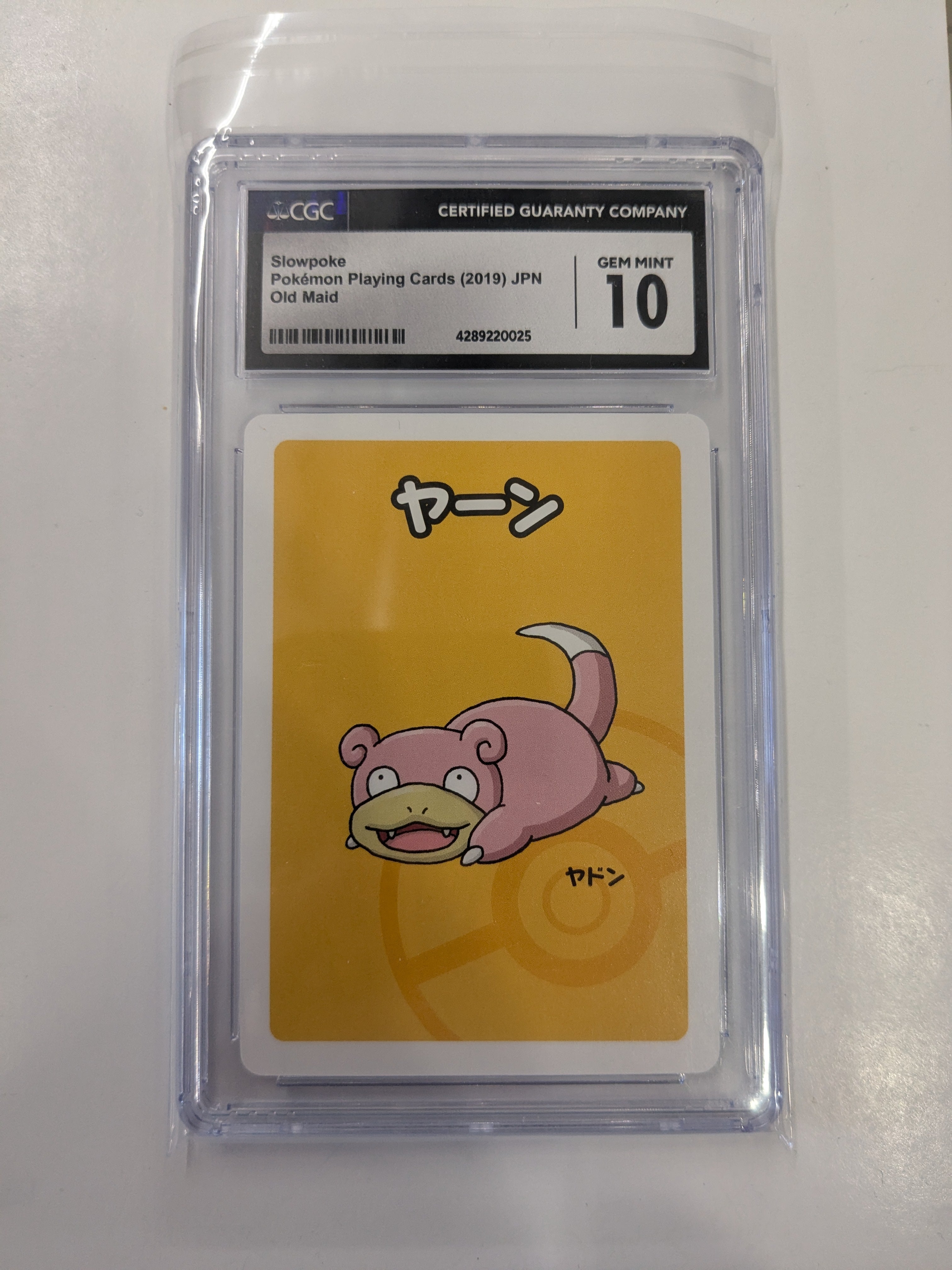 Slowpoke (Old Maid ) - (Playing Cards) - Near Mint (Graded - CGC 10)