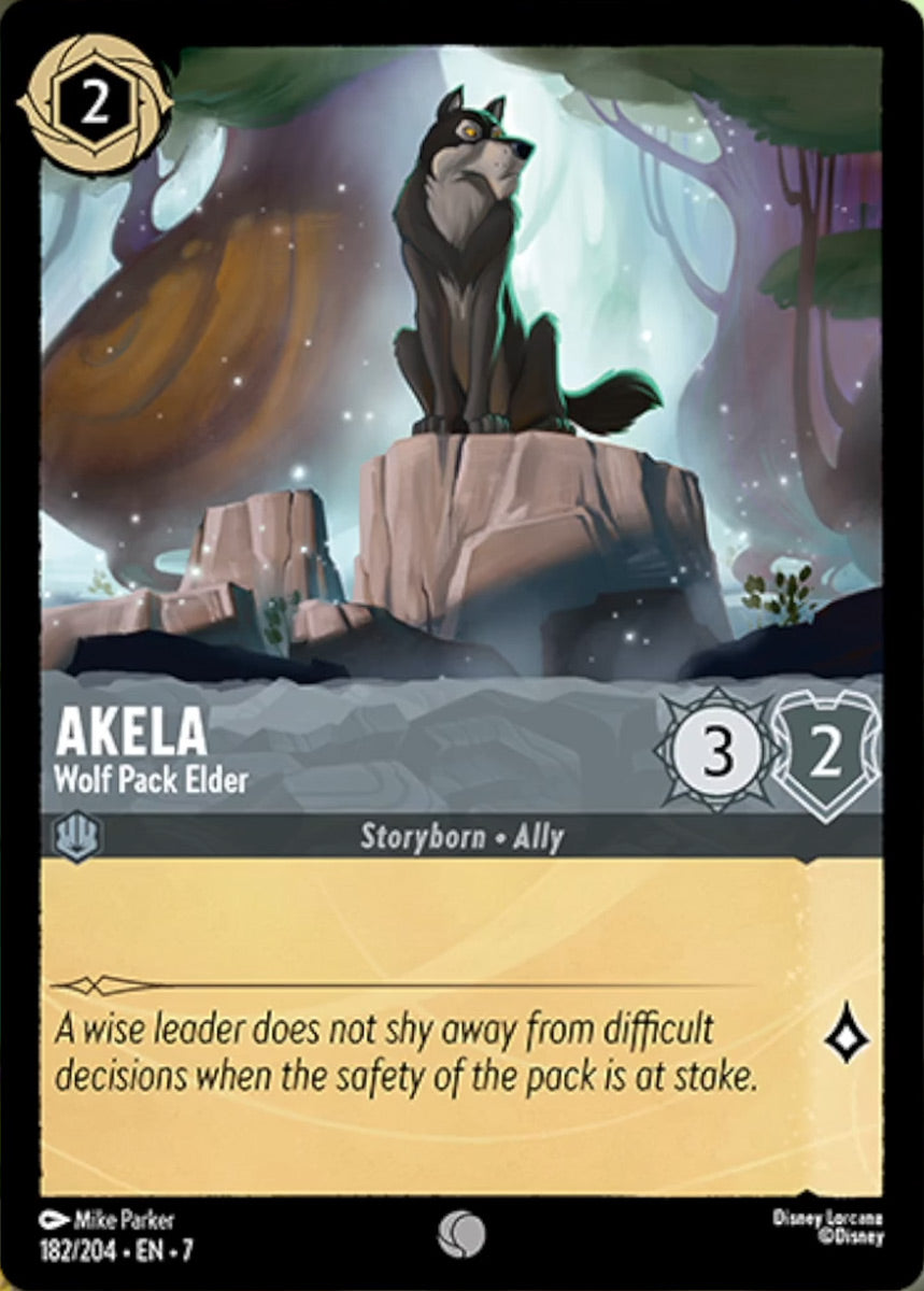 Akela - Wolf Pack Elder (Archazia's Island - 182/204) Common