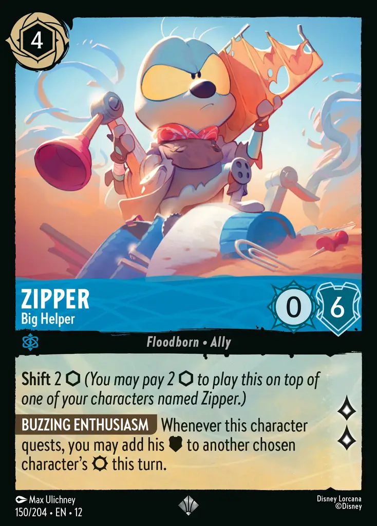 Zipper - Big Helper (Wilds Unknown - 150/204) Super Rare