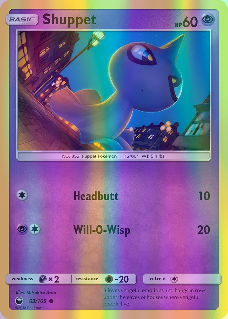 Shuppet - 063/168 (CES) Common - Near Mint Reverse Holofoil