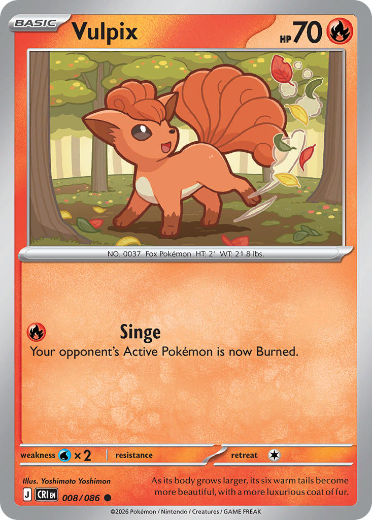 Vulpix - 008/086 (CRI) Common