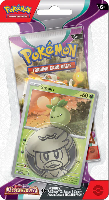Pokemon TCG: S&V02 Paldea Evolved - Checklane Blister