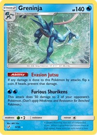Greninja - 09/18 (DEP) Holo Rare - Near Mint Holofoil