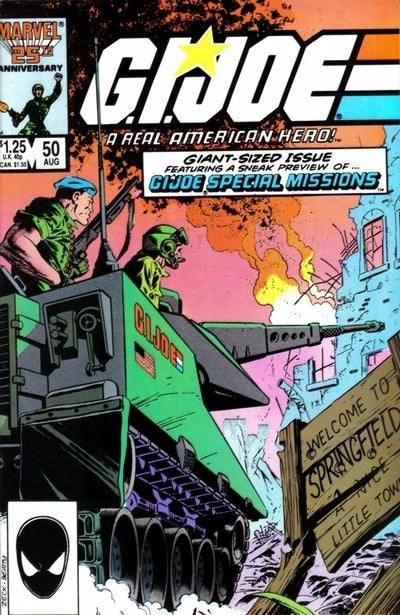 G.I. Joe: A Real American Hero (1982 Series) #50 (8.5) Cameo App Zarana