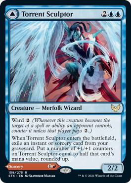 Torrent Sculptor // Flamethrower Sonata (STX-R-FOIL)