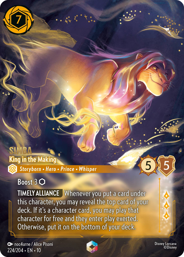 Simba - King in the Making (224/204 - Whispers in the Well) Enchanted