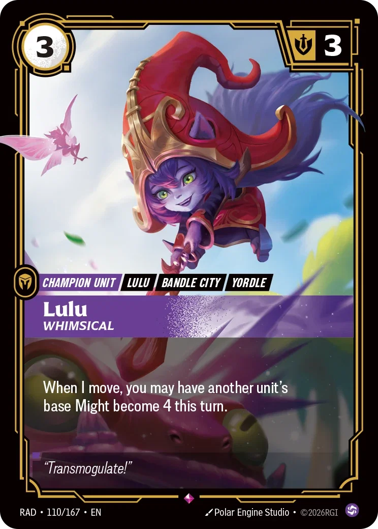 Lulu, Whimsical - 110/167 (RAD) Rare