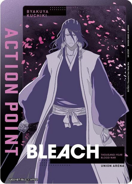 Action Point Card (AP02) (Byakuya Kuchiki) - UE01BT: BLEACH: Thousand-Year Blood War - Foil