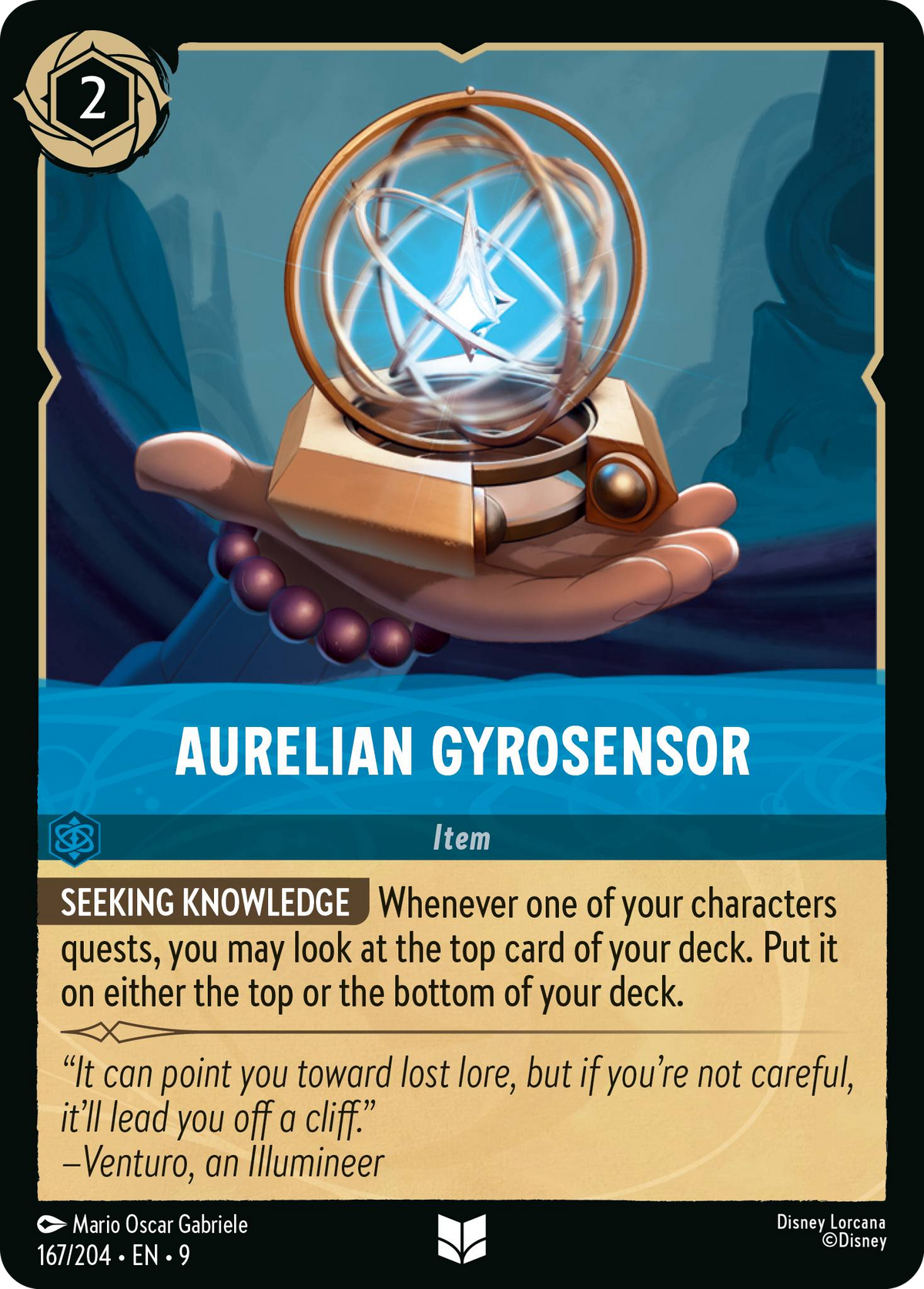 Aurelian Gyrosensor (167/204 - Fabled) Uncommon