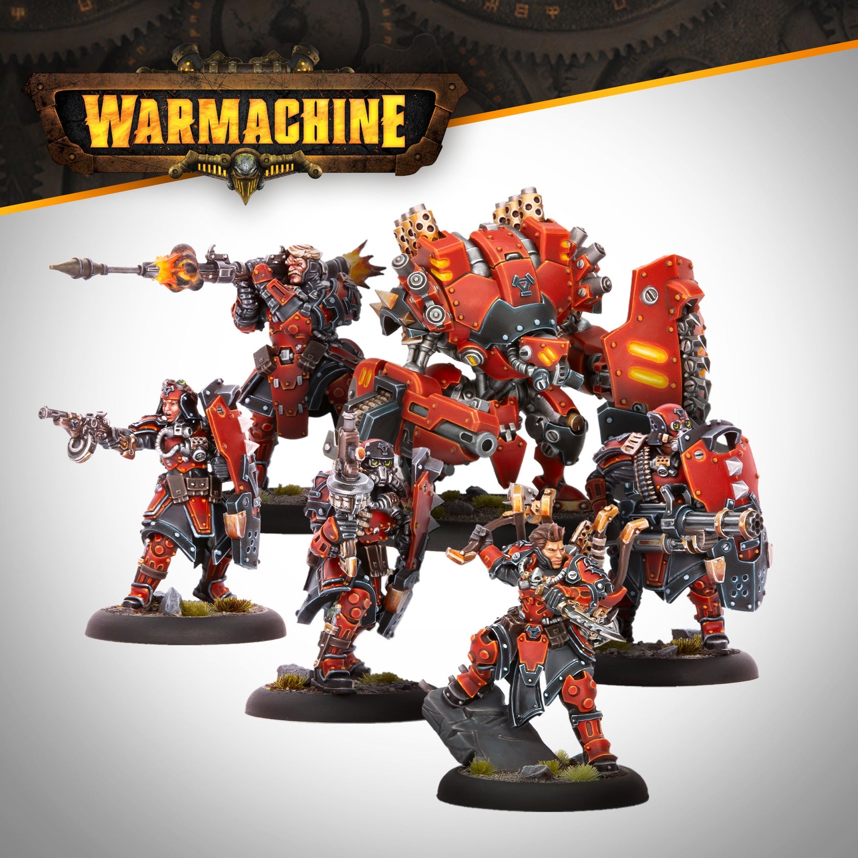 Warmachine MKIV (STEIK-CKSS154): Two Player Starter Set - Khador vs Cygnar