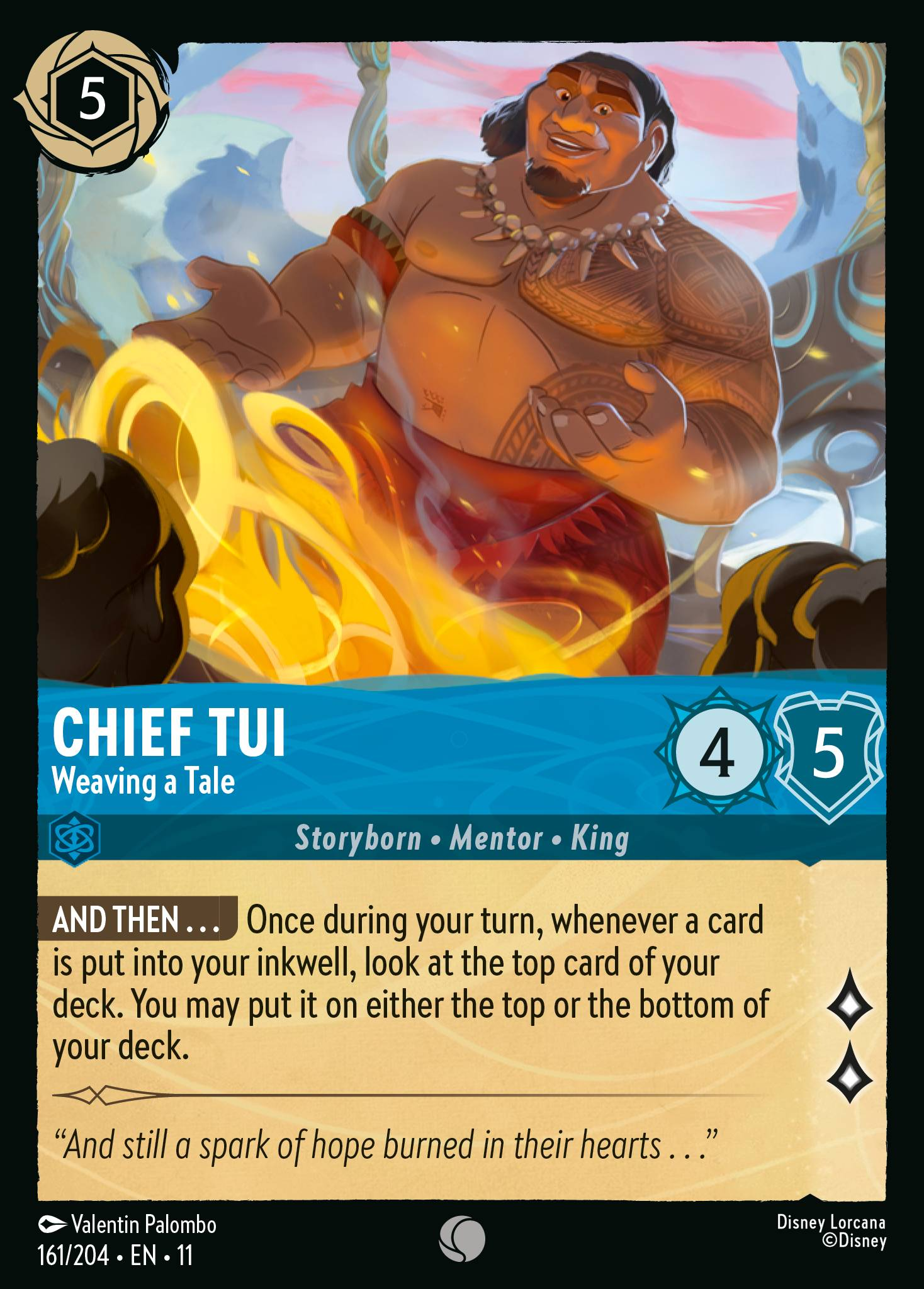 Chief Tui - Weaving a Tale (161/204 - Winterspell) Common