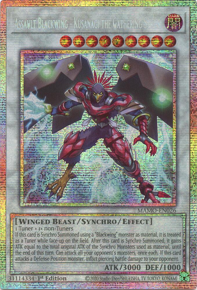 Assault Blackwing - Kusanagi the Gathering Storm (MAMO-EN026)