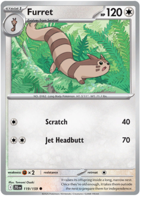 Furret - 119/159 (JTG) Common
