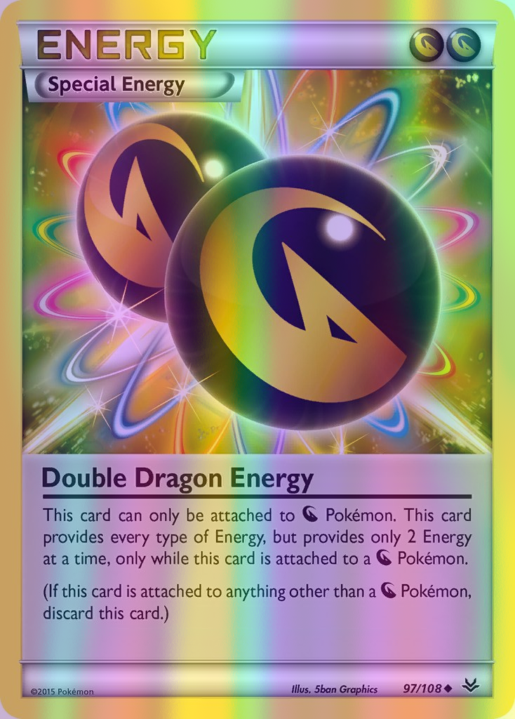 Double Dragon Energy - 097/108 (ROS) Uncommon - Near Mint Reverse Holo Double Dragon Energy - 097/108 (ROS) Uncommon - Near Mint Reverse Holo