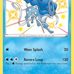 Suicune - SV022/SV122 (SHF:SV) Shiny Holo Rare - Light Play Holofoil