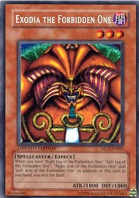Exodia the Forbidden One (MC1-EN001) Limited Edition
