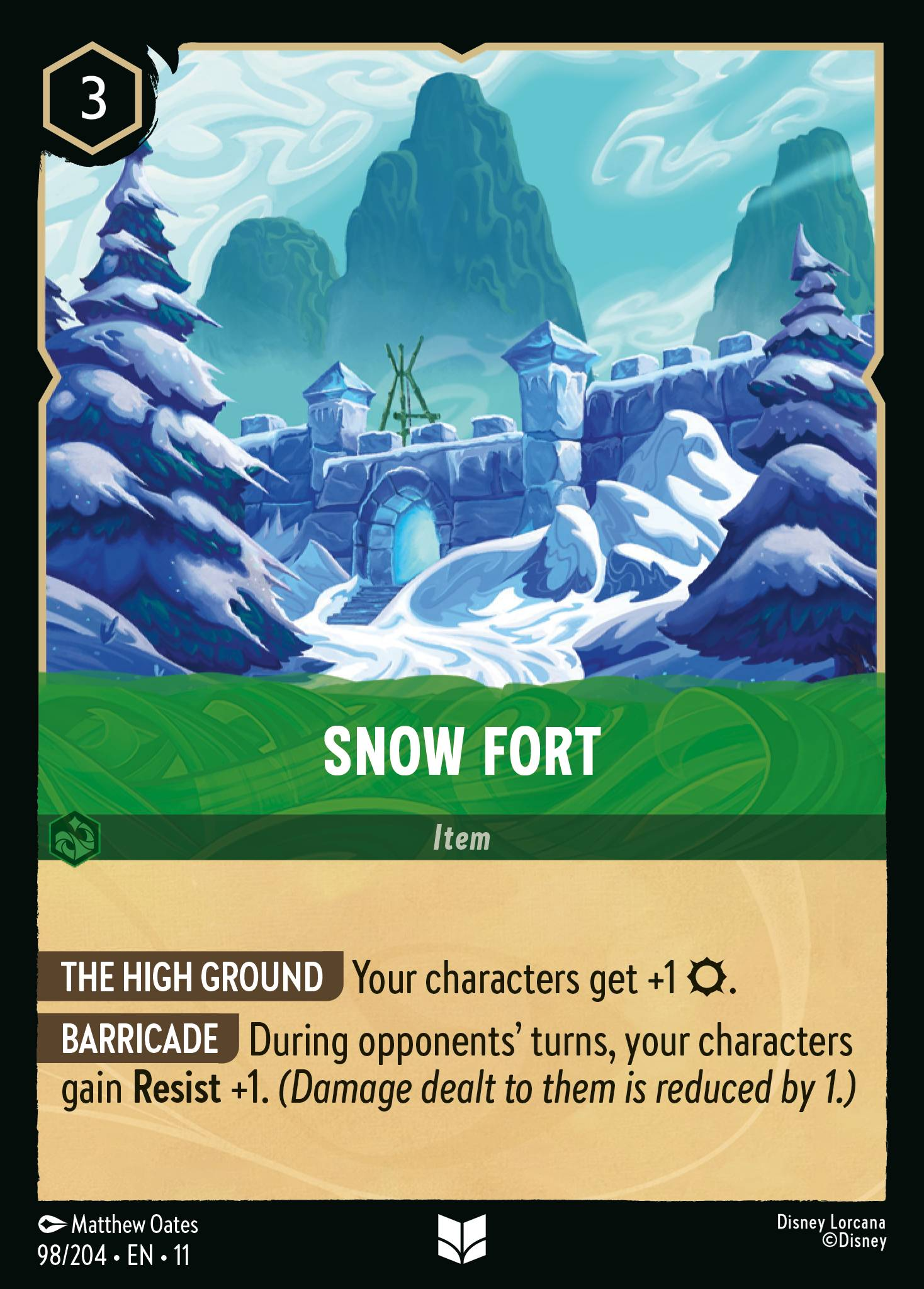 Snow Fort (098/204 - Winterspell) Uncommon