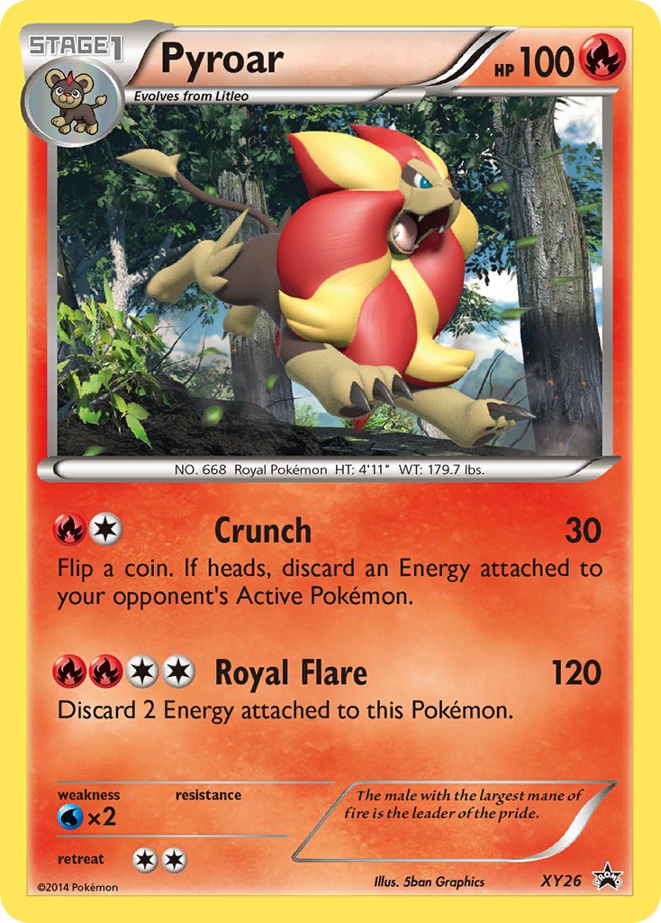 Pyroar - XY26 (XY:PR) Promo - Near Mint Holofoil