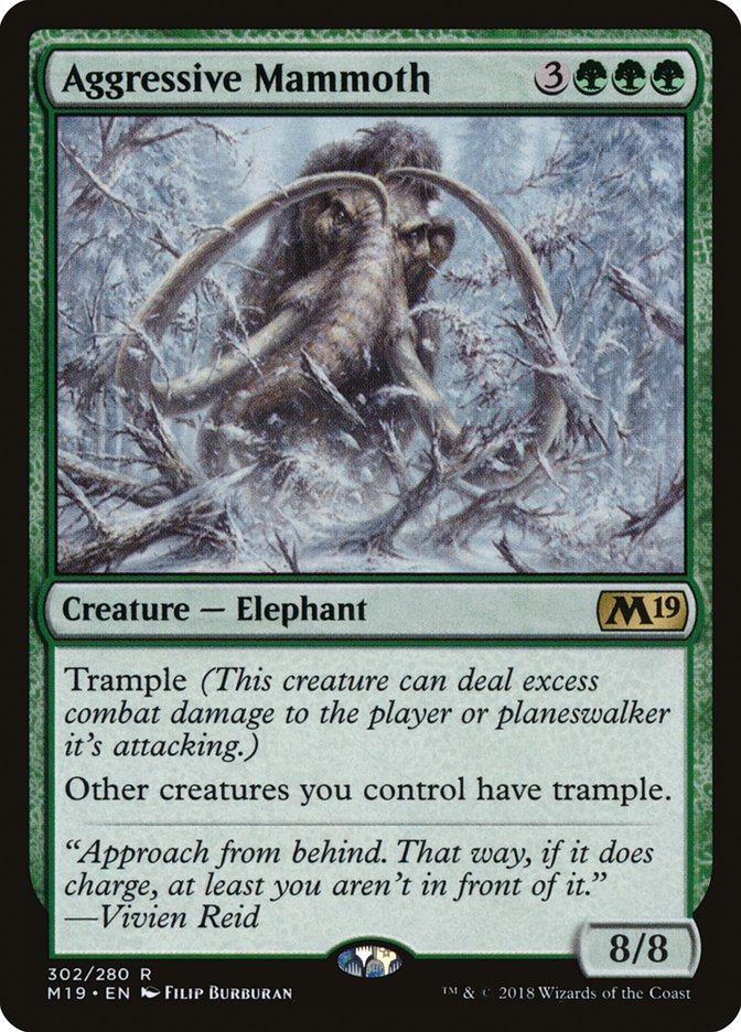 Aggressive Mammoth (M19-R) Light Play