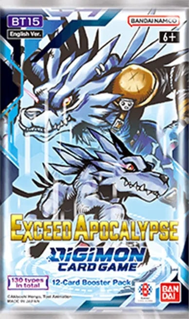 Digimon TCG: Booster 15 - Exceed Apocalypse Booster Pack