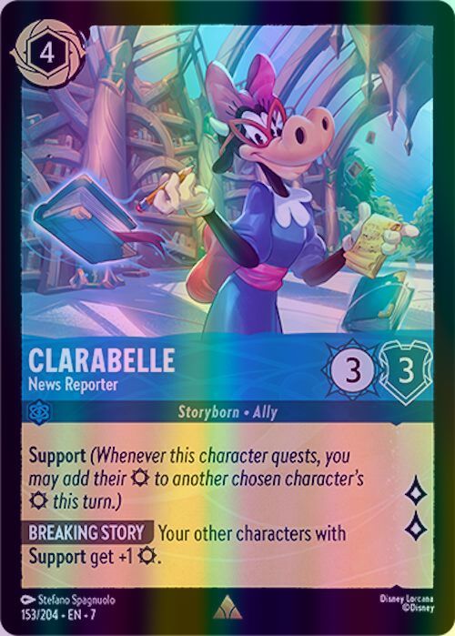 Clarabelle - News Reporter (Archazia's Island - 153/204) Rare