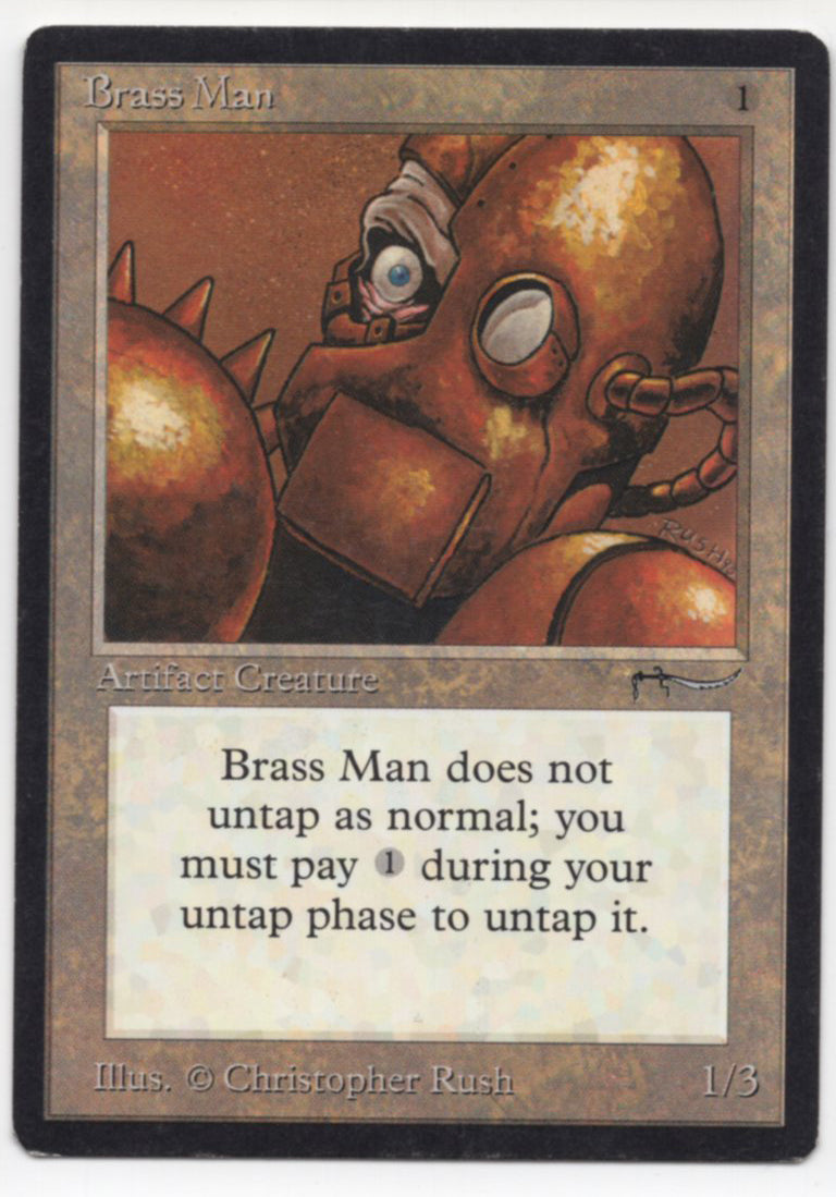 Brass Man (ARN-U) Light Play