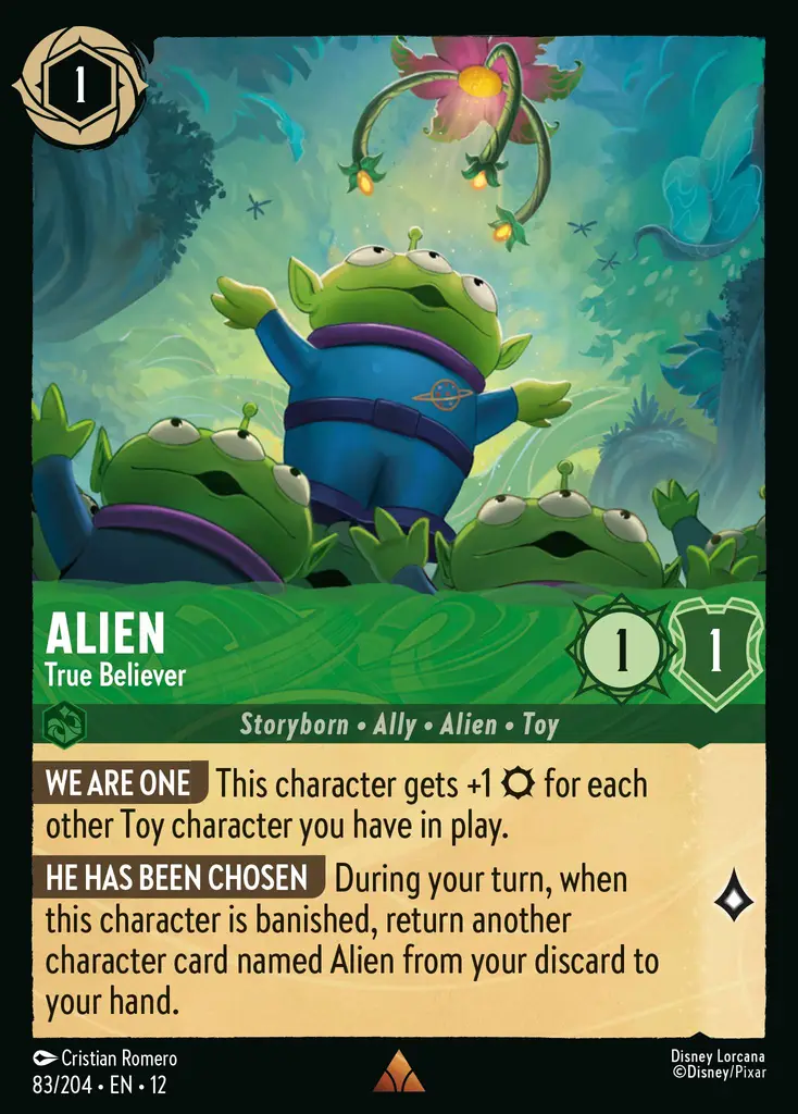 Alien - True Believer (Wilds Unknown 083/204) Rare