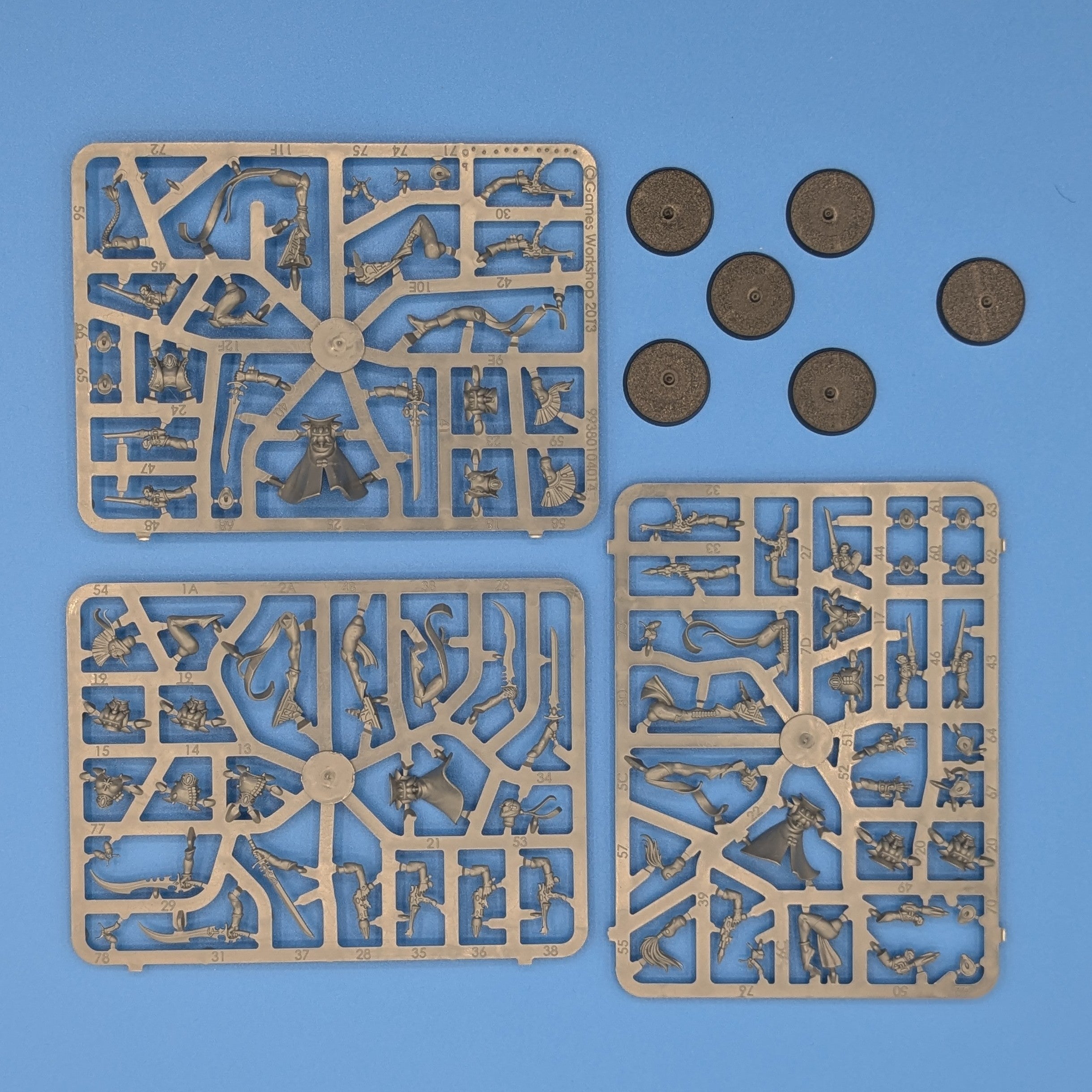 40K: Aeldari - Harlequin: Troupe (USED) (On Sprue) Lot 5