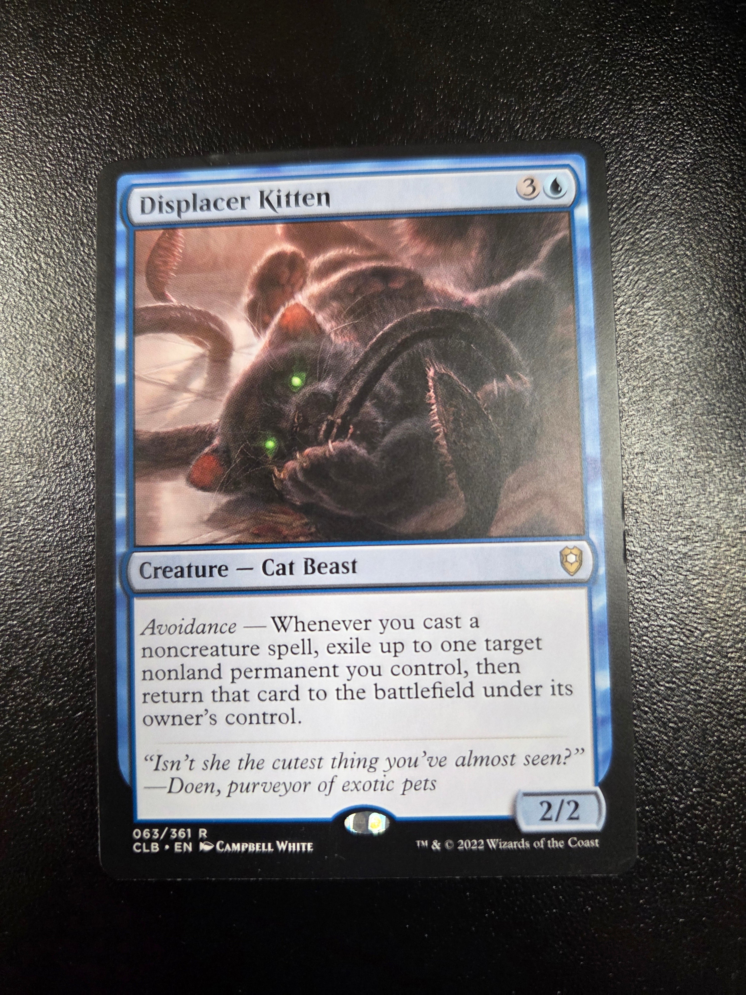 Displacer Kitten (CLB-R) Heavy Play