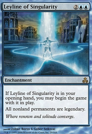 Leyline of Singularity (GPT-R-FOIL) Heavy Play