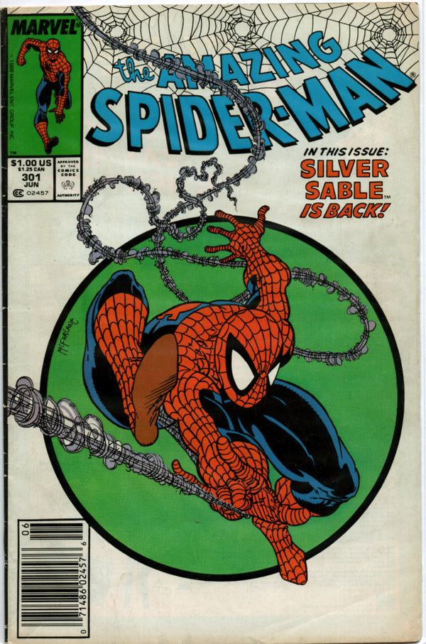 Amazing Spider-Man (1963 Series) #301 (6.0) Versus Silver Sable