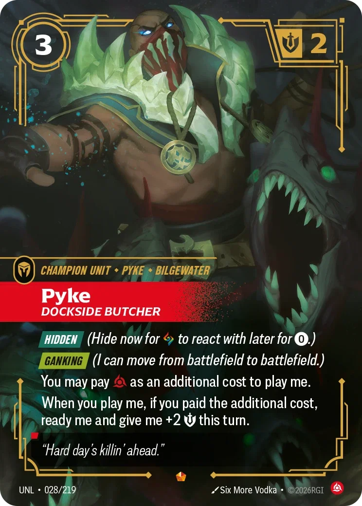 Pyke - Dockside Butcher - 028/219 (UNL) Epic