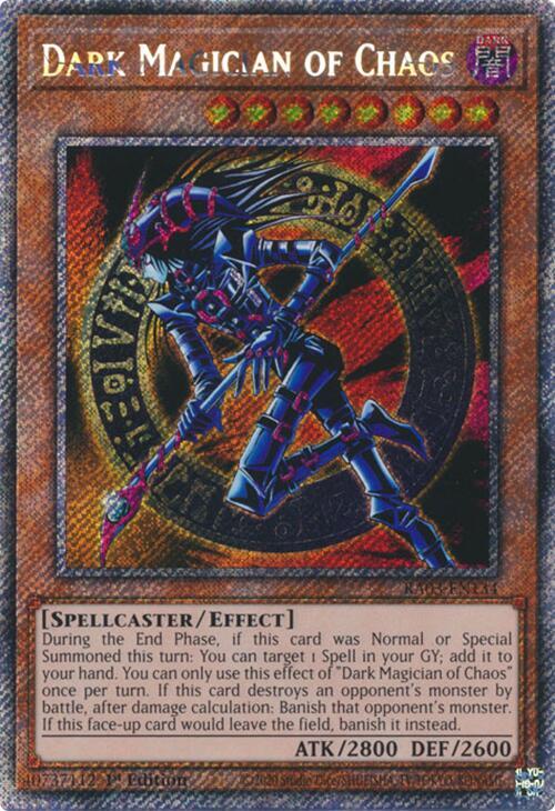 Dark Magician of Chaos (RA03-EN134) Platinum Secret Rare - Near Mint 1st Edition