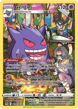 Gengar - TG06/TG30 (SWSH11:TG) Ultra Rare - Heavy Play Holofoil